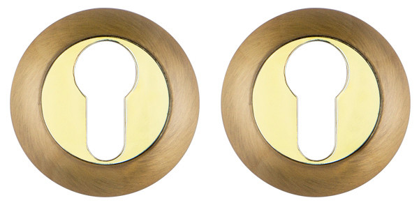 Накладка Fuaro (Фуаро) под цилиндр ET.R.RM54 (ET RM) AB/GP-7 бронза/золото