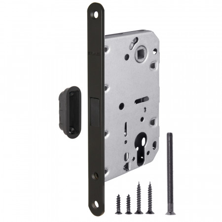 Корпус Fuaro (Фуаро) врезного замка MAGNM85C-50 (M85C-50) BL черный