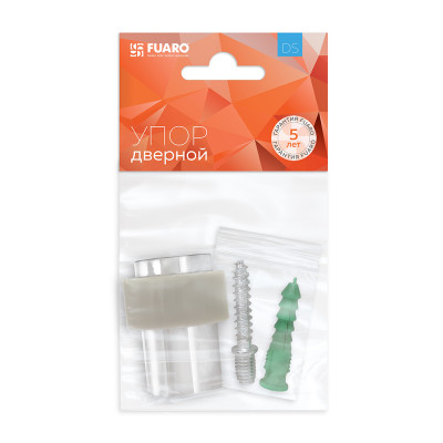 Упор Fuaro (Фуаро) дверной напольный STOPPER/14 (DS-14) CP-8 хром