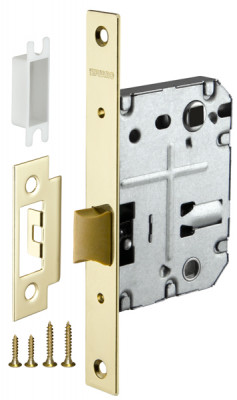 Защелка Fuaro (Фуаро) врезная PLASTP72-50 (P72-50) GP латунь