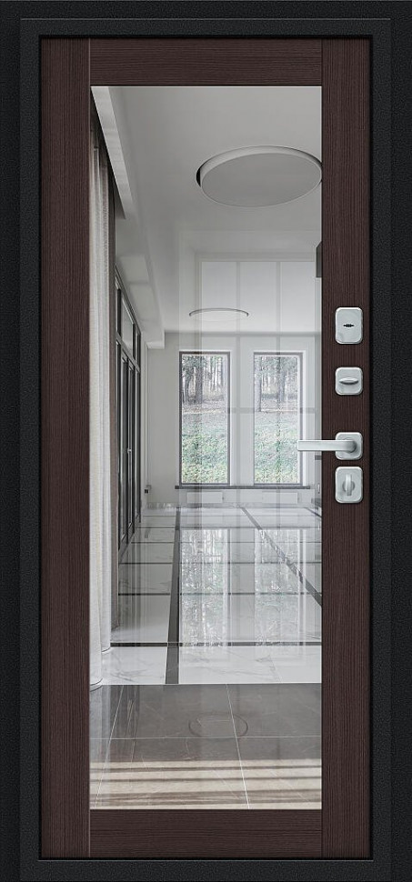 Флэш МФ/BChrome Букле черное/Wenge Melinga