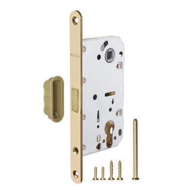 Корпус Fuaro (Фуаро) врезного замка MAGNM85C-50 (M85C-50) SSG сатинированное золото
