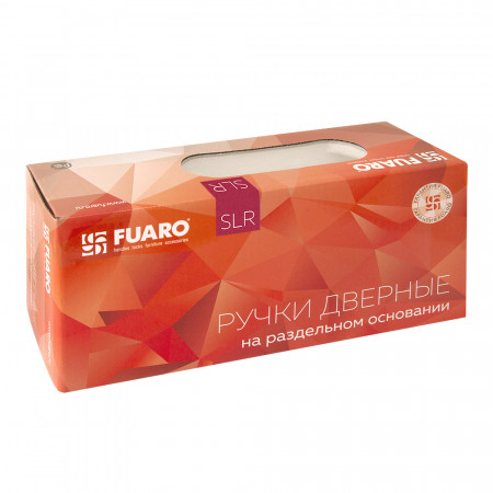 Ручка Fuaro (Фуаро) раздельная R.SLR52.ABRASIVE CP-8 хром