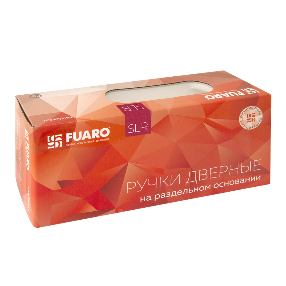 Ручка Fuaro (Фуаро) раздельная R.SLR52.ABRASIVE CP-8 хром