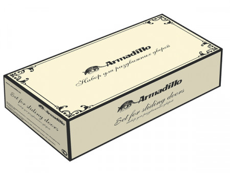 Ручка Armadillo (Армадилло) для раздвижных дверей SH.CL152.010 (SH010/CL) AS-9 античное серебро