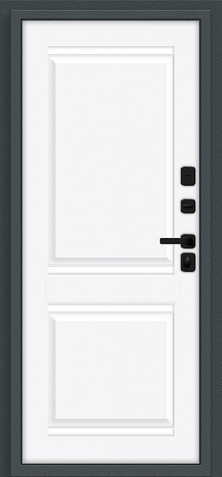 Некст МФ/SBlack Старк антрацит/White Silk