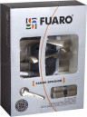 Замок цилиндровый Fuaro (Фуаро) с в комплекте с ручкой LOCKSET.9011 (SET F9011) AB бронза