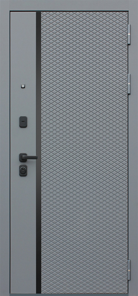 Стальная дверь "Манчестер" с зеркалом