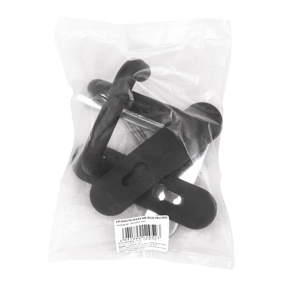 Ручка Fuaro (Фуаро) дверная FP.DH172.0433 NE (B2B) (9x140) с пружиной BL-24 черный