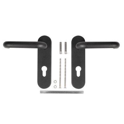 Ручка Fuaro (Фуаро) дверная FP.DH172.0433 NE (B2B) (9x140) с пружиной BL-24 черный