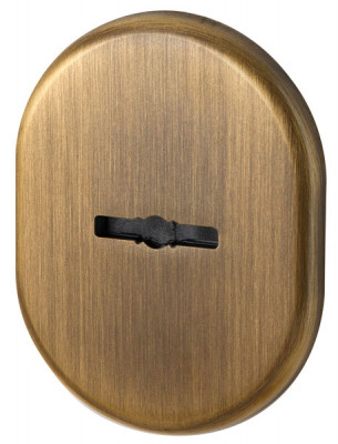 Декоративная накладка Armadillo (Армадилло) на сувальдный замок со шторкой PS-DEC CT (ATC Protector 1) AB-77 Бронза