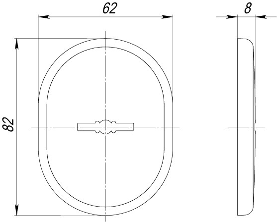 Декоративная накладка Armadillo (Армадилло) на сувальдный замок со шторкой PS-DEC CT (ATC Protector 1) AB-77 Бронза