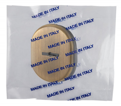 Декоративная накладка Armadillo (Армадилло) на сувальдный замок со шторкой PS-DEC CT (ATC Protector 1) AB-77 Бронза