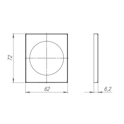 Декоративная Armadillo (Армадилло) накладка SLIM DS.RT01.08 BL черный