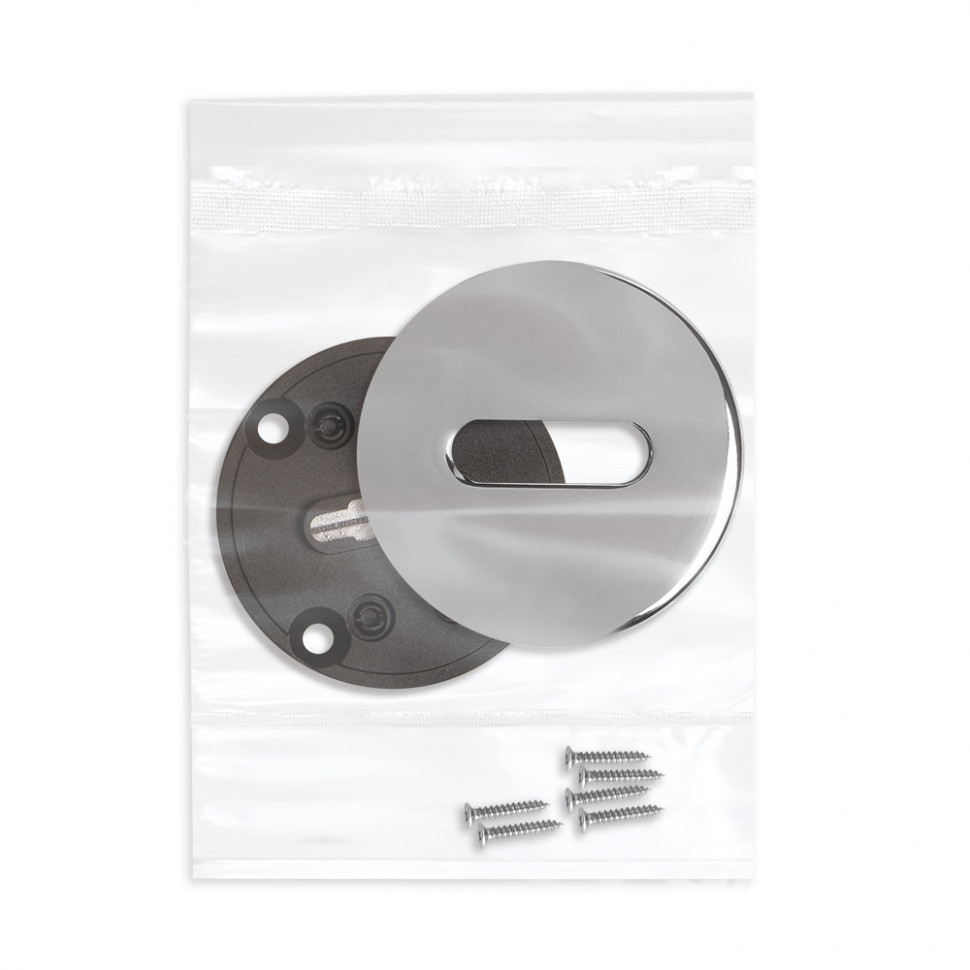 Накладка Fuaro (Фуаро) на сувальдный замок ESC.S-auto.RLR/R.486 CP-8 хром (1шт.)