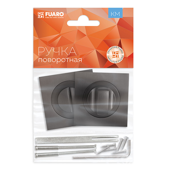 Ручка Fuaro (Фуаро) поворотная BK6.K.KM52 (BK6 KM) GR-23 графит