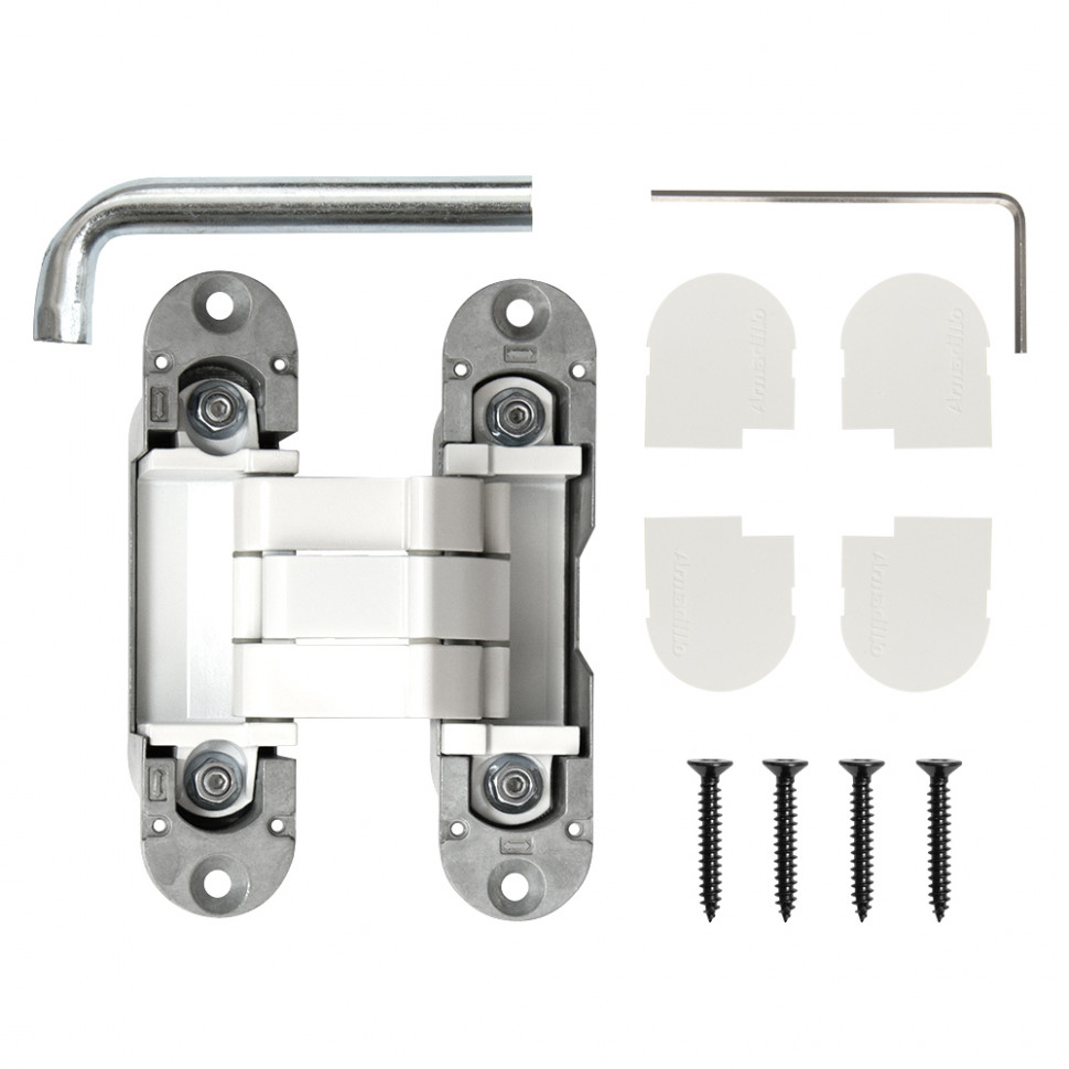 Петля Armadillo (Армадилло) скрытой установки U3D8000.VPG WH белый TECH