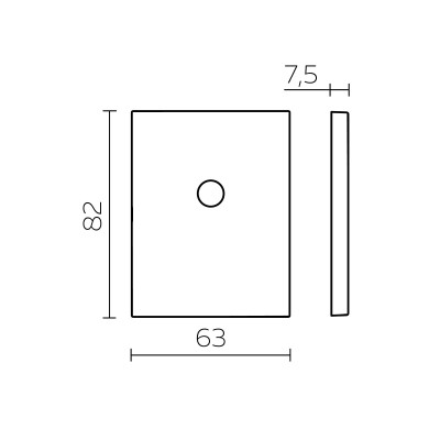 Накладка Fuaro (Фуаро) на шток цилиндра ESC.O.TRG/K.486 SSC-16 сатин хром (1шт.)