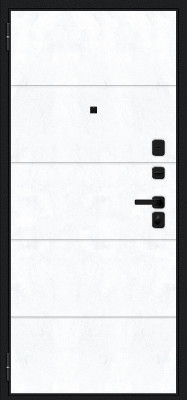 Граффити-1 Инсайд/SBlack Букле черное/Snow Art