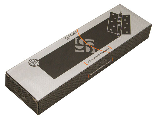 Петля Fuaro (Фуаро) универсальная IN6400U PB (4BB 150x95x3) латунь