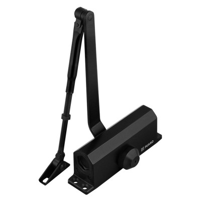 Доводчик Fuaro (Фуаро) дверной DC20-5 (DC-205) BL до 120 кг (черный)