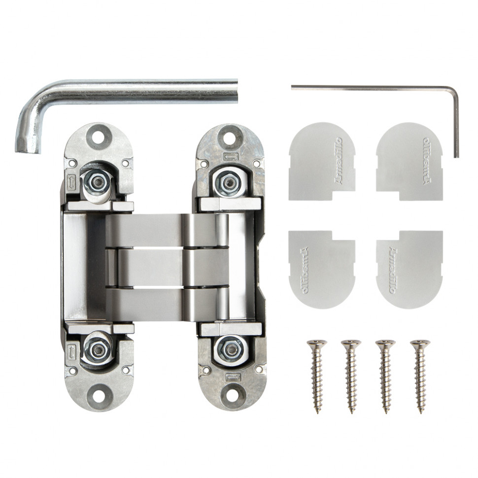 Петля Armadillo (Армадилло) скрытой установки U3D8000.VPG SC мат. хром TECH