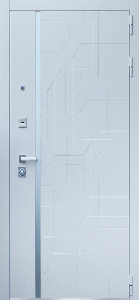 Стальная дверь "Эверест" с зеркалом