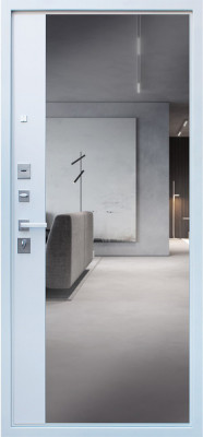 Стальная дверь "Эверест" с зеркалом