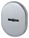 Декоративная накладка Armadillo (Армадилло) на сувальдный замок со шторкой PS-DEC CT (ATC Protector 1) SC-14 Матовый хром