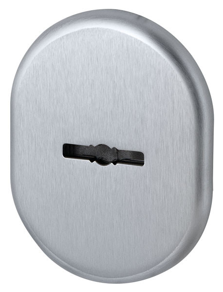 Декоративная накладка Armadillo (Армадилло) на сувальдный замок со шторкой PS-DEC CT (ATC Protector 1) SC-14 Матовый хром