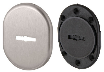 Декоративная накладка Armadillo (Армадилло) на сувальдный замок со шторкой PS-DEC CT (ATC Protector 1) SN-3 Матовый никель