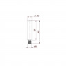 Ригель Fuaro (Фуаро) для задвижки торцевой TDB 160-24