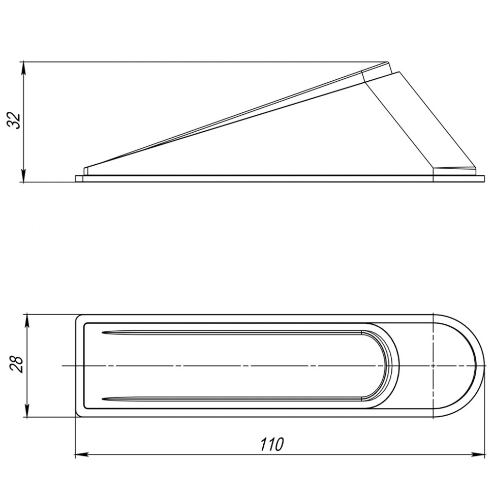 Фиксатор Ajax (Аякс) двери DSF-110 серый