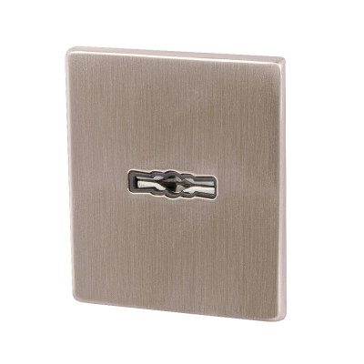 Накладка Armadillo (Армадилло) на сувальдный замок ESC.S-auto.USS/K (PS Protector/USS) SN матовый никель