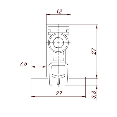Автоматический Armadillo (Армадилло) порог EASY BLOCK F/420
