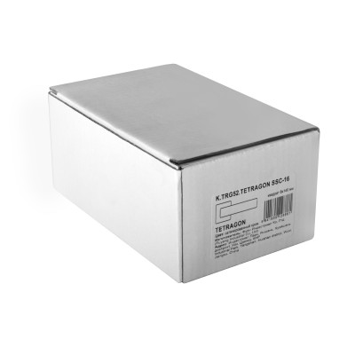 Ручка Fuaro (Фуаро) раздельная K.TRG52.TETRAGON SSC-16 сатин хром 8х140 мм