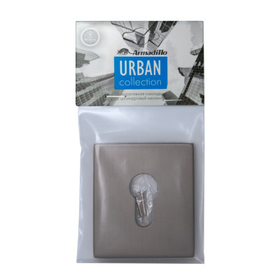 Накладка Armadillo (Армадилло) на цилиндр ESC.C.USS/K (ET Protector/USS) SN матовый никель