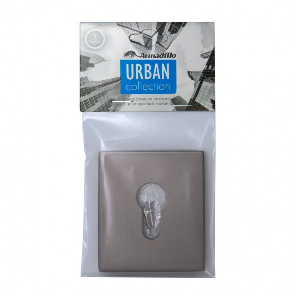 Накладка Armadillo (Армадилло) на цилиндр ESC.C.USS/K (ET Protector/USS) SN матовый никель