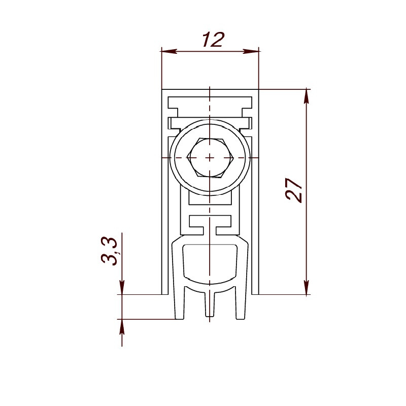 Автоматический Armadillo (Армадилло) порог EASY BLOCK U/1020