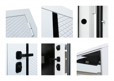 Стальная дверь "Ливерпуль с зеркалом"