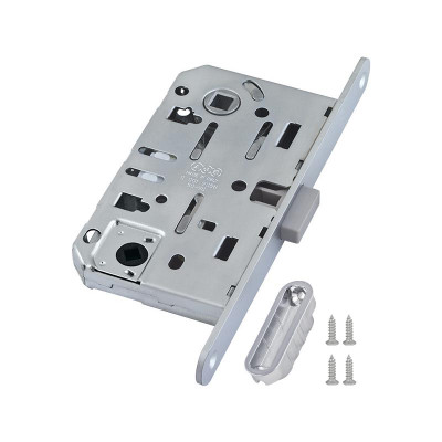 B06102.50.34.567 AGB (АГБ) Защелка врезная WC (мат. хр.) с отв. пл. B02402.05.34 MEDIANA POLARIS