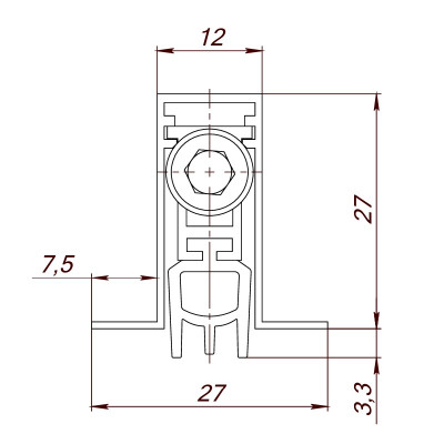 Автоматический Armadillo (Армадилло) порог EASY BLOCK F/820
