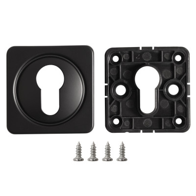 Накладка Fuaro (Фуаро) на цилиндр ESC.C.MSC/K.62 BL-24 черный (1 шт.)