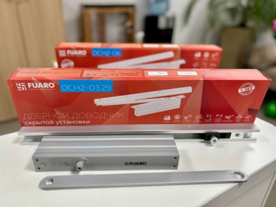 Доводчик дверной Fuaro (Фуаро) скрытой установки DCH2-03.29 (40 - 65 кг) AL до 65 кг (алюминий)