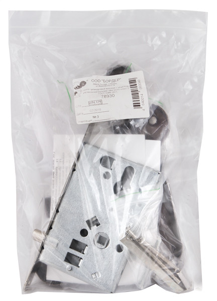 Корпус Sam (Сам) врезного замка с защёлкой в комплекте с ручкой ЗВ4-31/55 (медный антик) /78930/