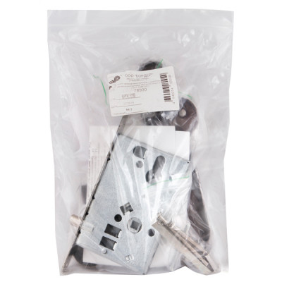 Корпус Sam (Сам) врезного замка с защёлкой в комплекте с ручкой ЗВ4-31/55 (медный антик) /78930/