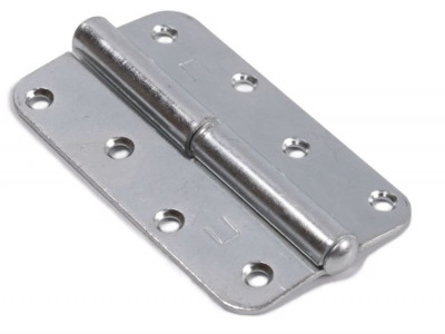 Петля skobis (СКОБИС) накладная ПН-110 цинк белый, левая