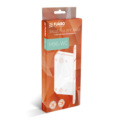 Защелка Fuaro (Фуаро) врезная MAGNM96WC-50 (M96WC-50) GR графит