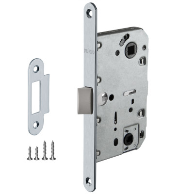 Защелка Punto (Пунто) врезная PL96WC-50/BL AL (алюминий)