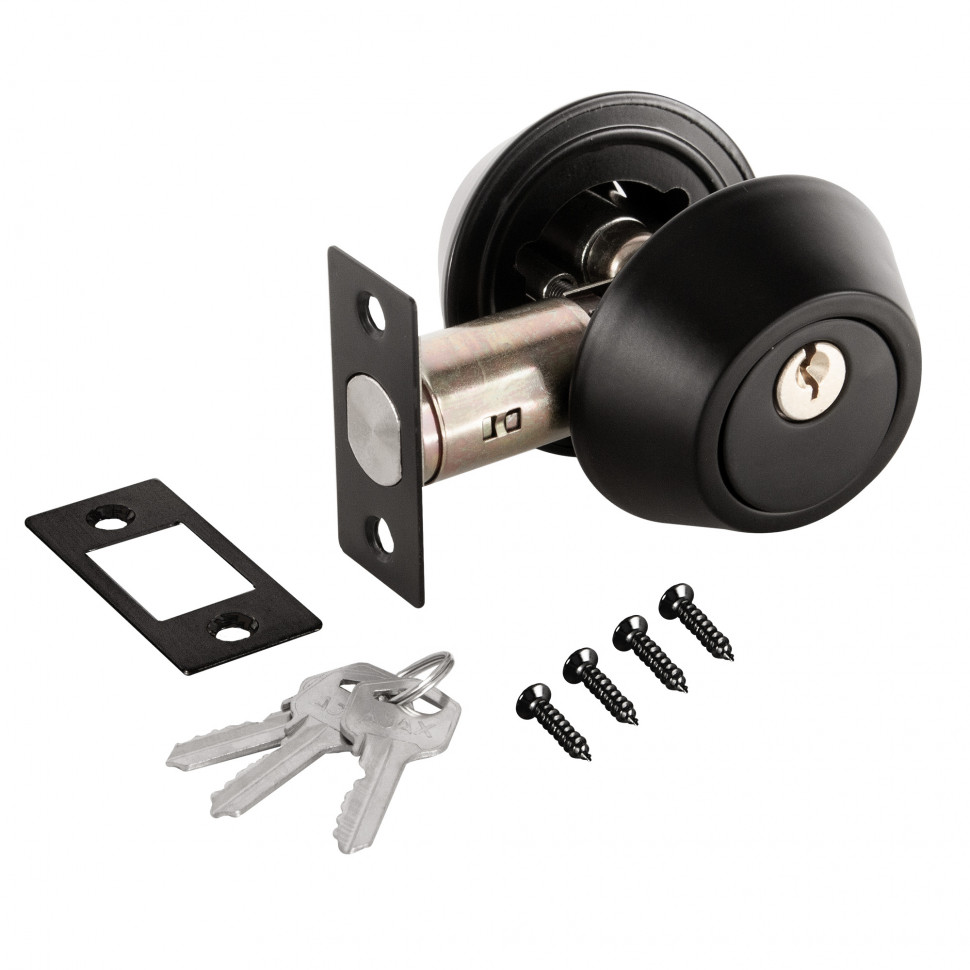 Замок Ajax (Аякс) врезной DK.001 ET BL черный